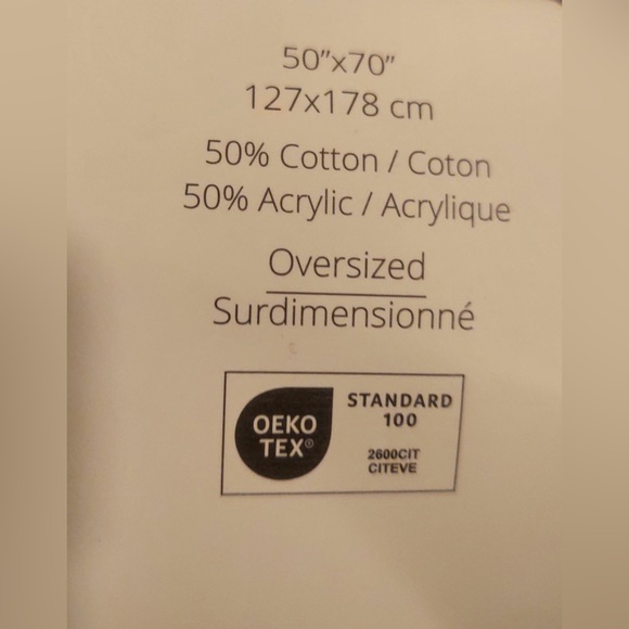 🎁Texteis Penedo Holiday Throw Blanket - Iced Charcoal - Picture 7 of 7